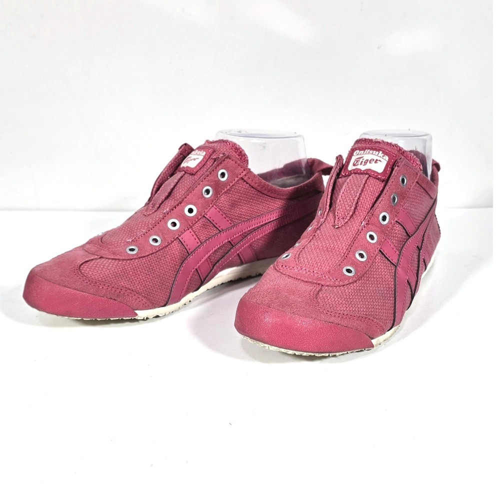 Onitsuka Tiger Mexico 66 Slip-On Sneakers Womens 7 Mauve Wood Discontinued